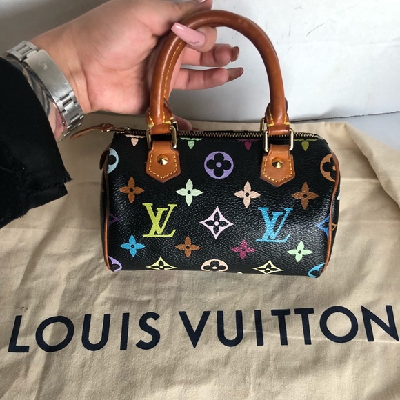 Louis Vuitton Handbags - Louis Vuitton speedy mini multicolor black